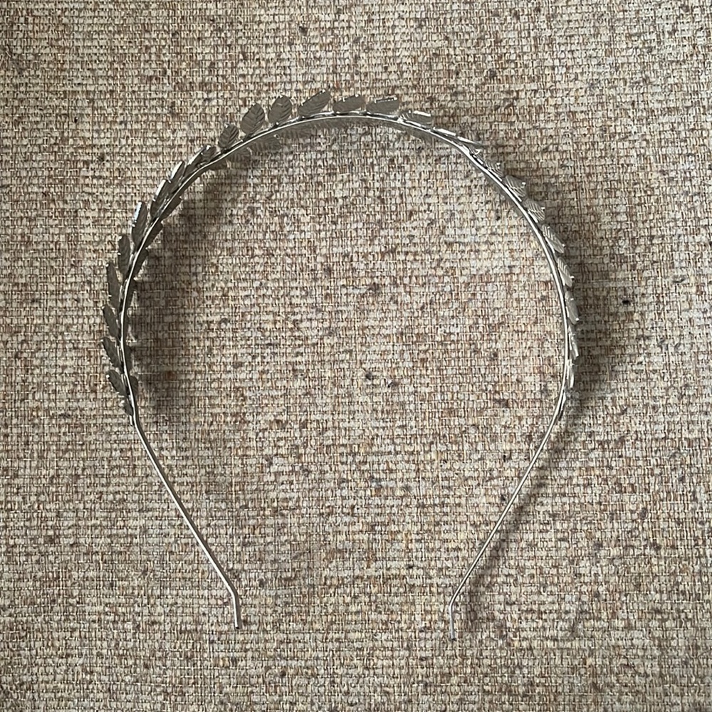 Silver Leaf Headband